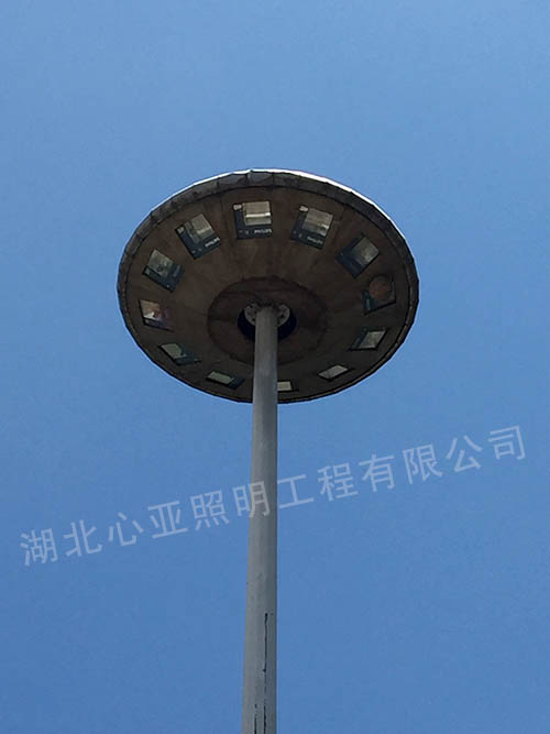 兴山县峡口旅游码头高杆灯完成图特写